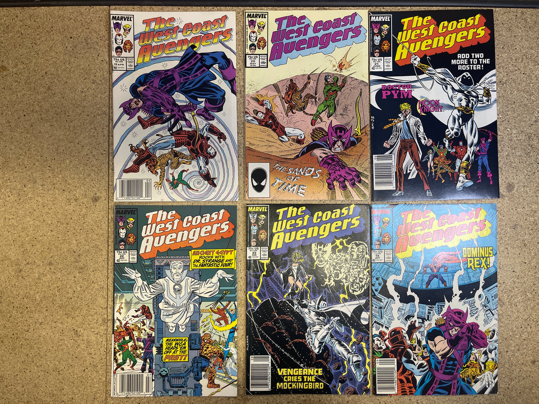West Coast Avengers Complete Run Limited Series 1-4, Series 1-102 + Annual 1-8