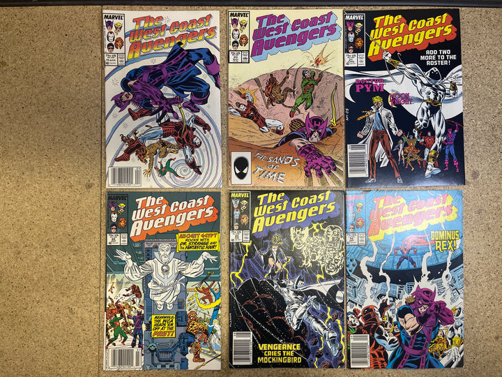 West Coast Avengers Complete Run Limited Series 1-4, Series 1-102 + Annual 1-8