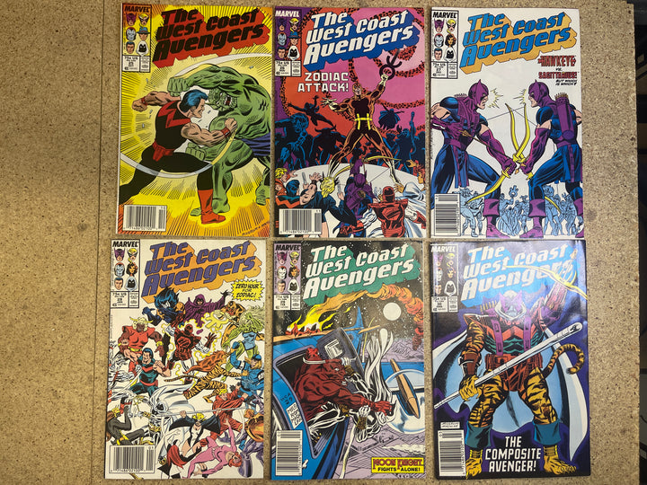 West Coast Avengers Complete Run Limited Series 1-4, Series 1-102 + Annual 1-8
