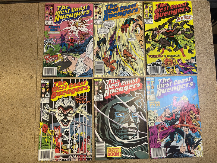 West Coast Avengers Complete Run Limited Series 1-4, Series 1-102 + Annual 1-8