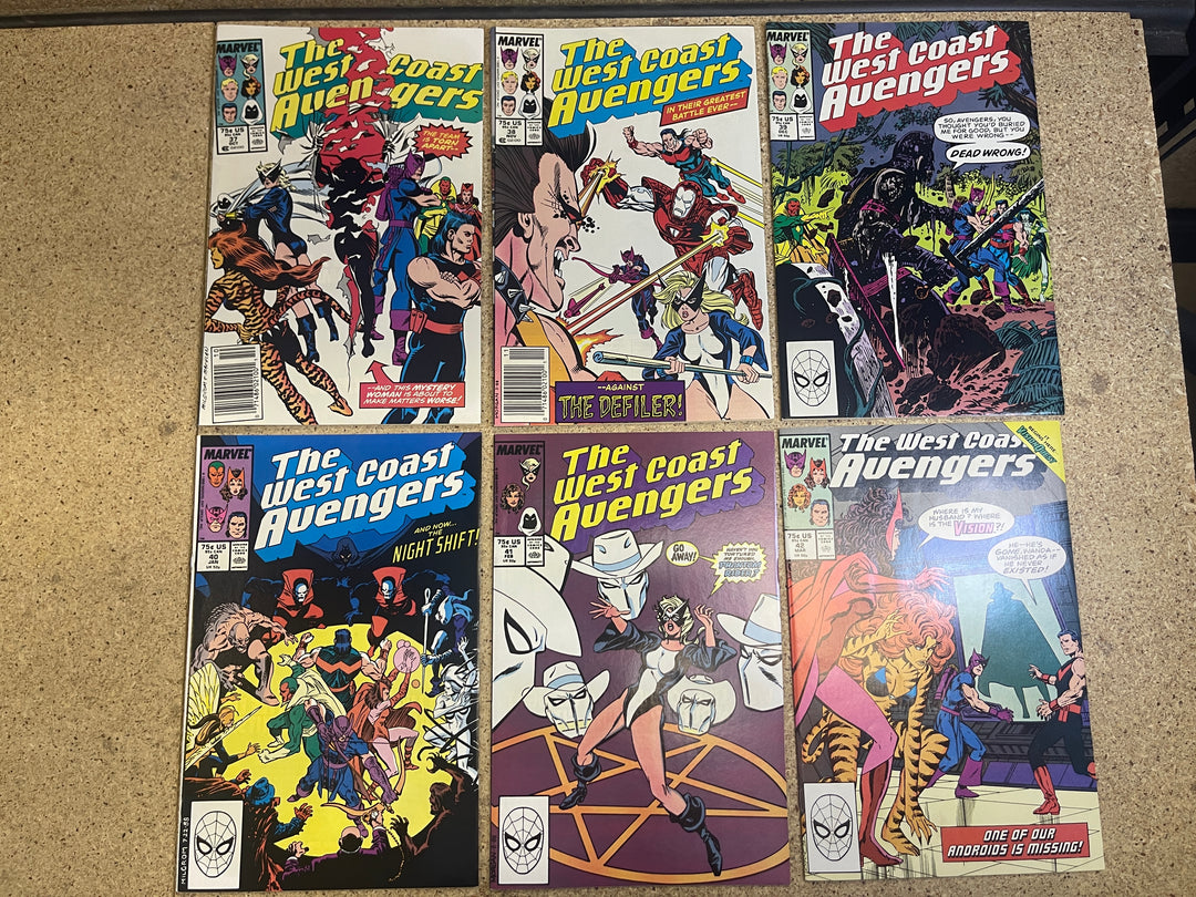 West Coast Avengers Complete Run Limited Series 1-4, Series 1-102 + Annual 1-8