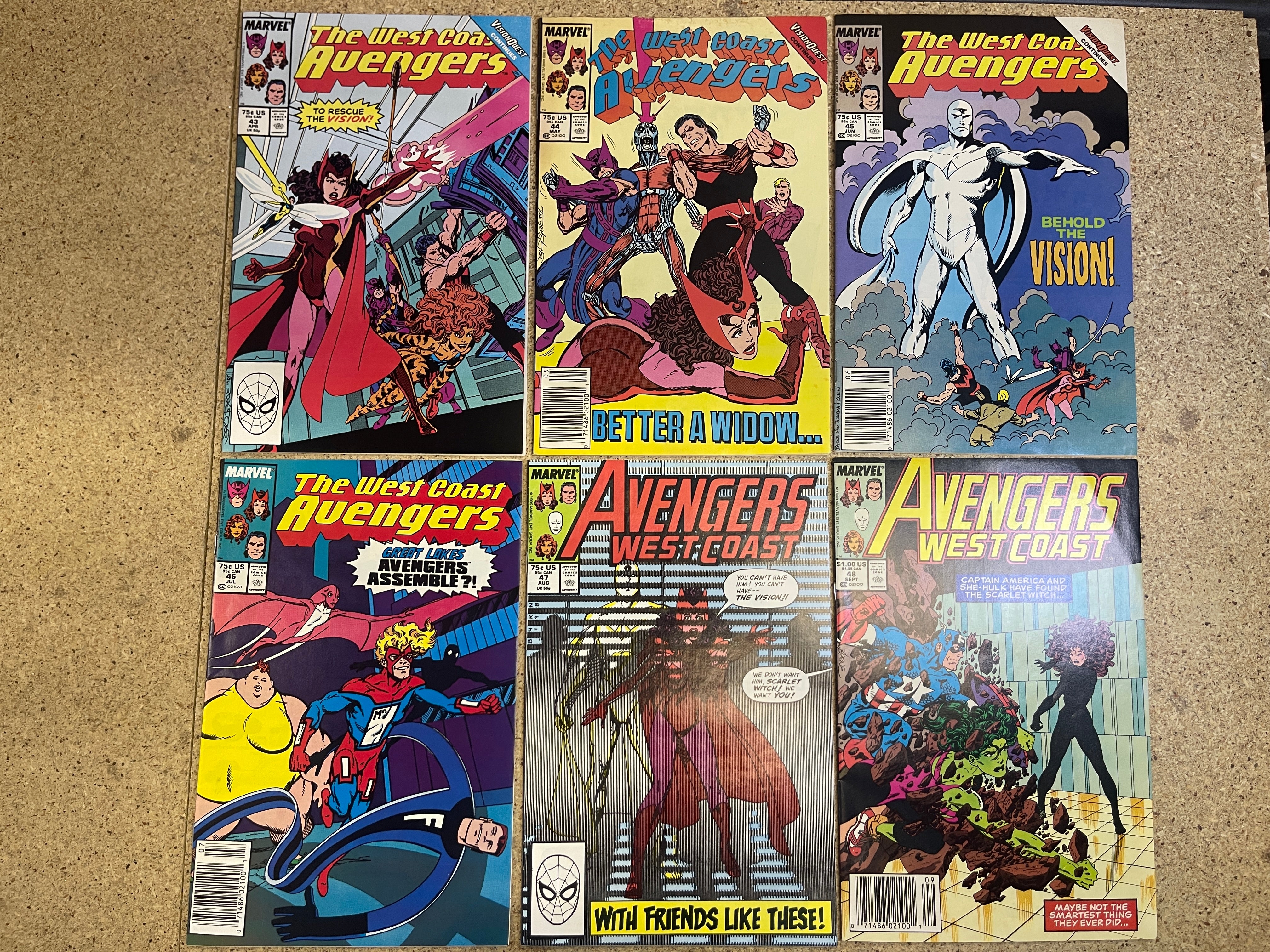 West Coast Avengers Complete Run Limited Series 1-4, Series 1-102