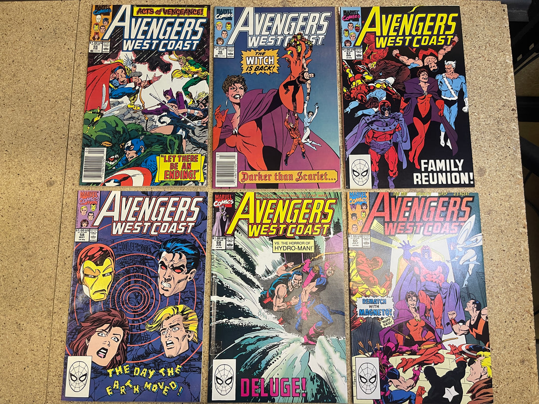 West Coast Avengers Complete Run Limited Series 1-4, Series 1-102 + Annual 1-8