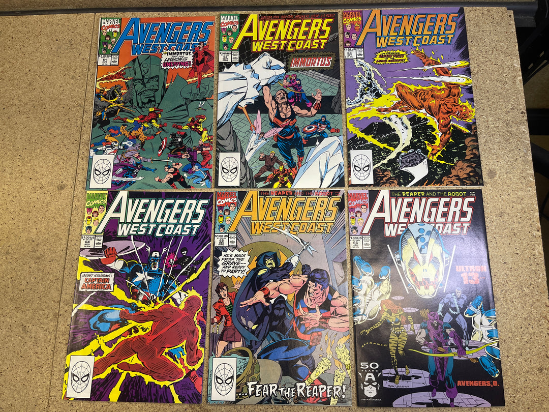 West Coast Avengers Complete Run Limited Series 1-4, Series 1-102 + Annual 1-8