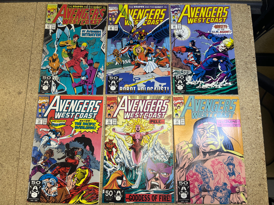 West Coast Avengers Complete Run Limited Series 1-4, Series 1-102 + Annual 1-8