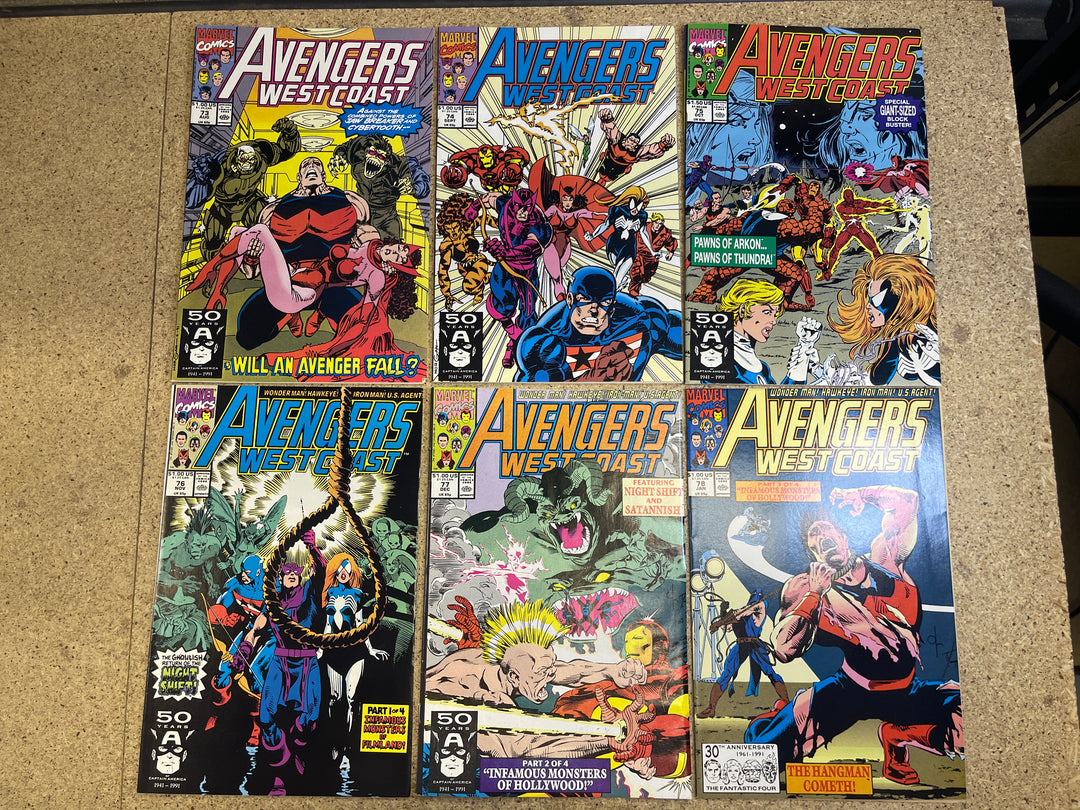 West Coast Avengers Complete Run Limited Series 1-4, Series 1-102 + Annual 1-8