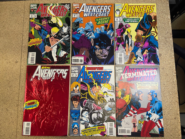 West Coast Avengers Complete Run Limited Series 1-4, Series 1-102 + Annual 1-8