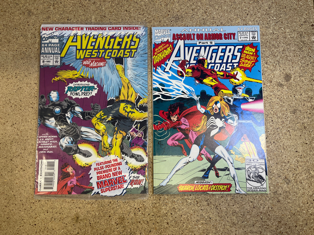 West Coast Avengers Complete Run Limited Series 1-4, Series 1-102 + Annual 1-8