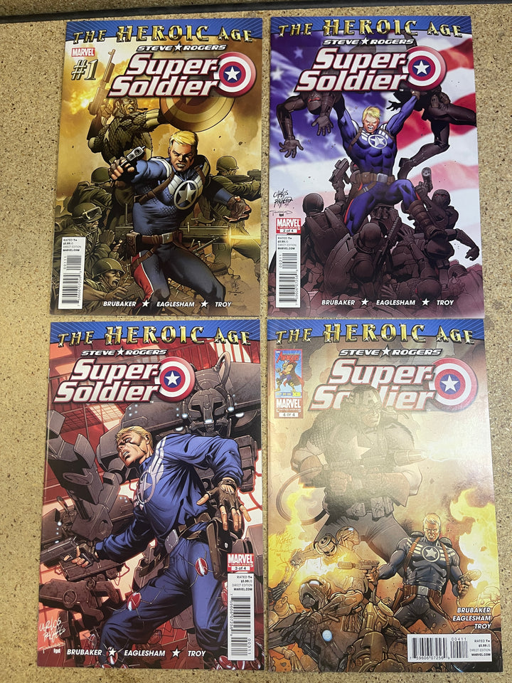 Steve Rogers Super Soldier #1-4 Complete Mini-Series