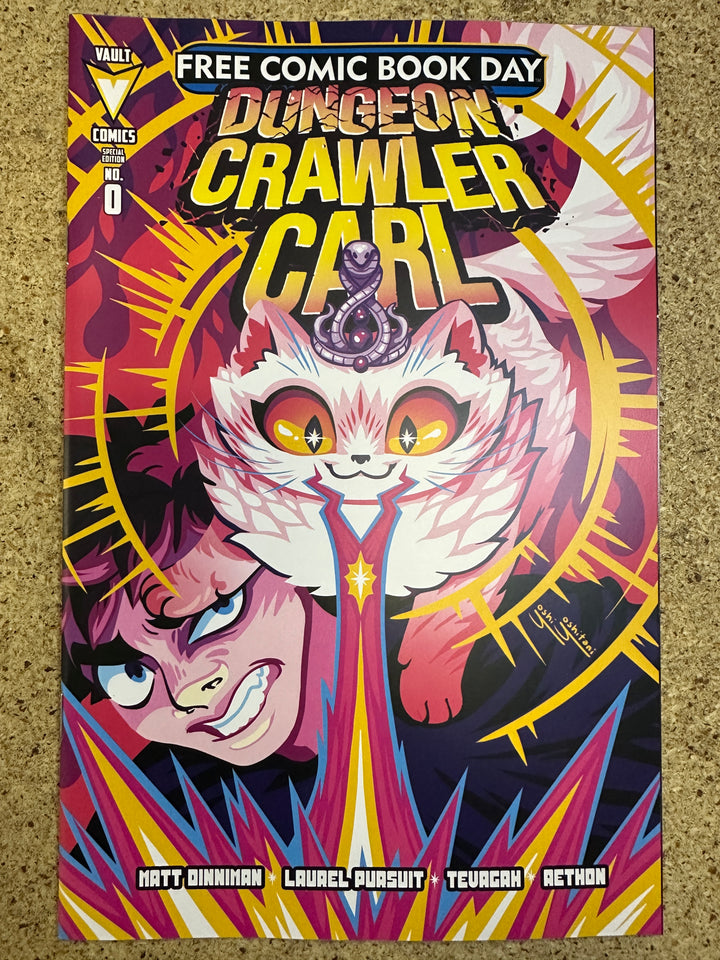 Dungeon Crawler Carl #0 Free Comic Book Day FCBD NM w/ Bag & Board