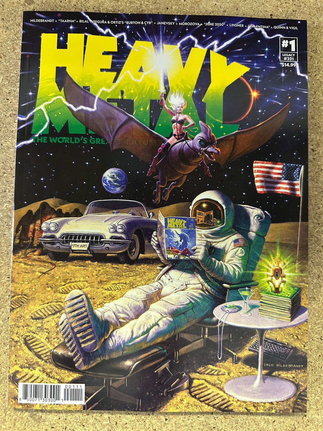 Heavy Metal Magazine #1 Cover A Greg Hildebrandt (Mature)