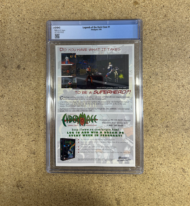 Legends of the Dark Claw #1 CGC 9.8