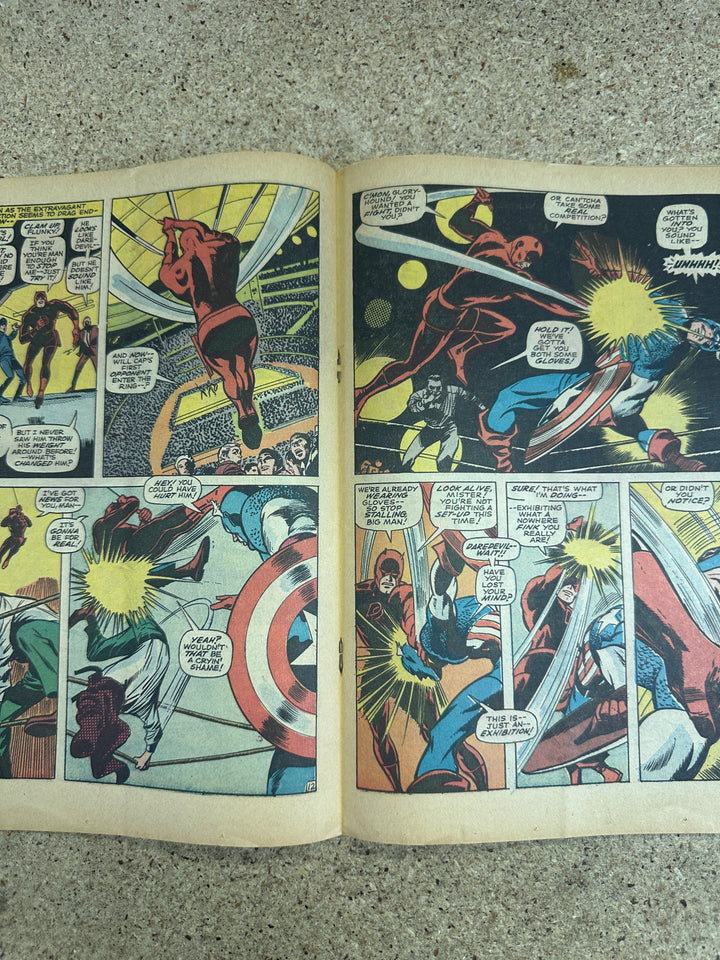 Daredevil #43 Jack Kirby Cover Captain America