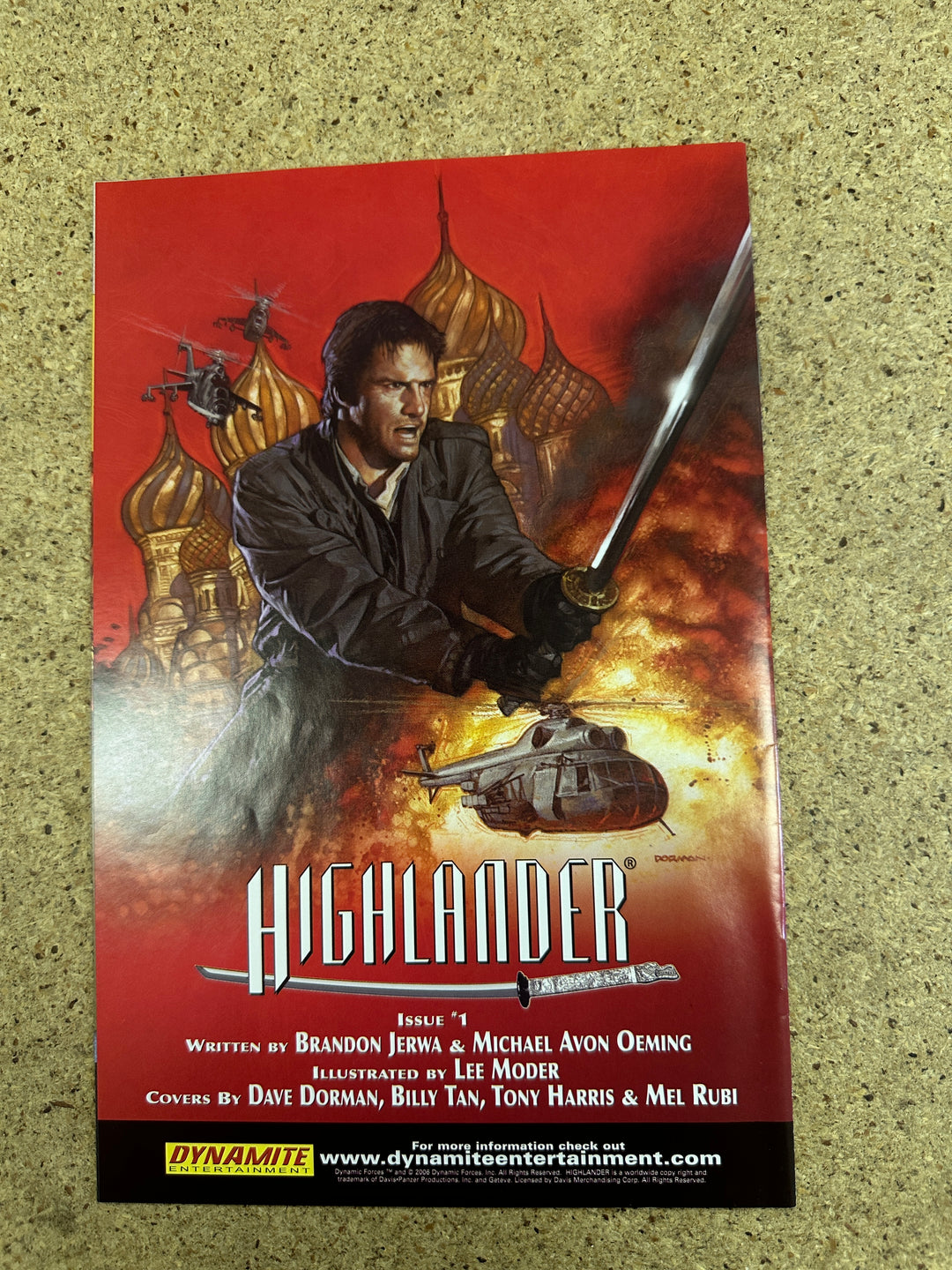 Highlander #0 1st Highlander in Comics