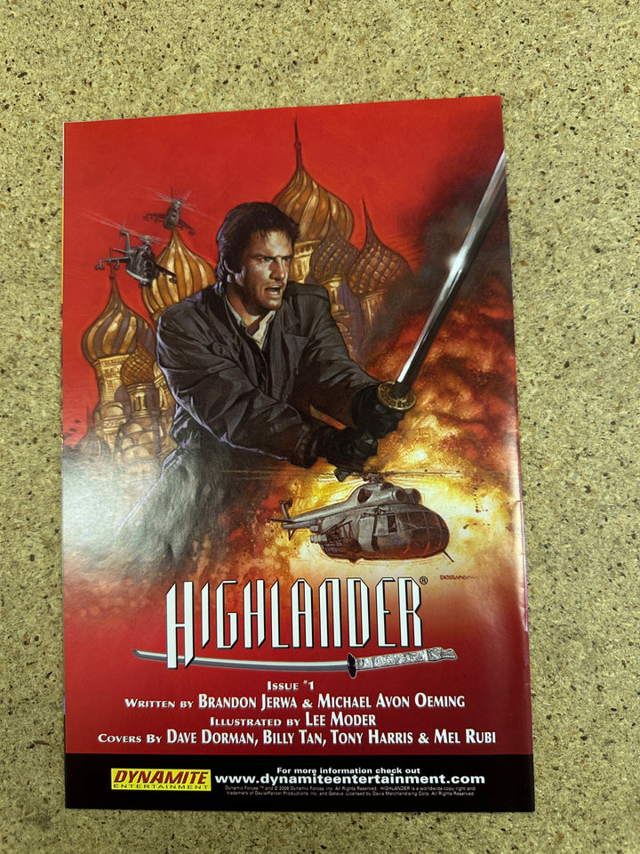 Highlander #0 1st Highlander in Comics