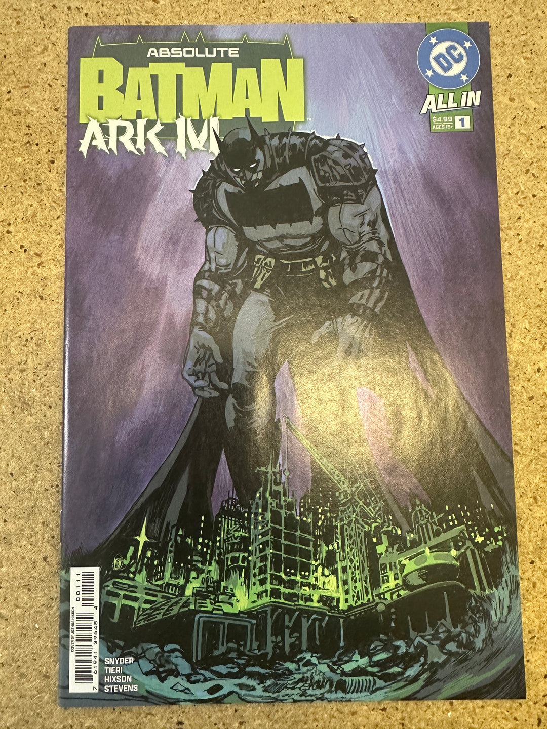 Absolute Batman Ark M Special #1 (One Shot) Cover A Joshua Hixson 1st print