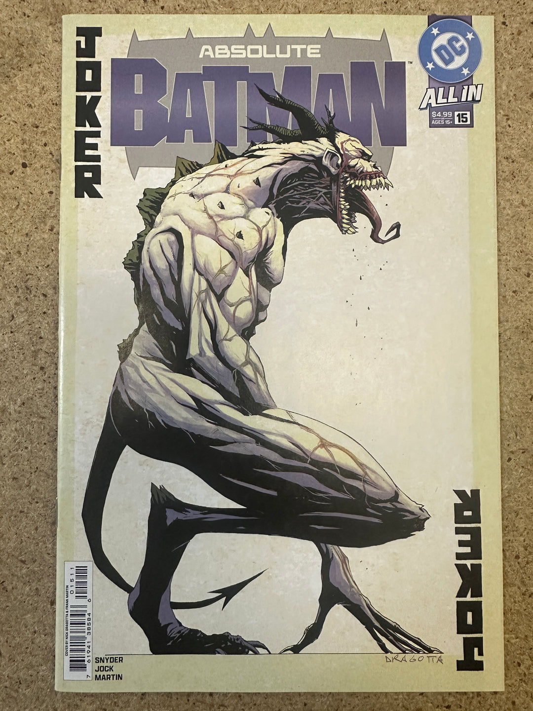 Absolute Batman #15 1st Print Cover A Nick Dragotta