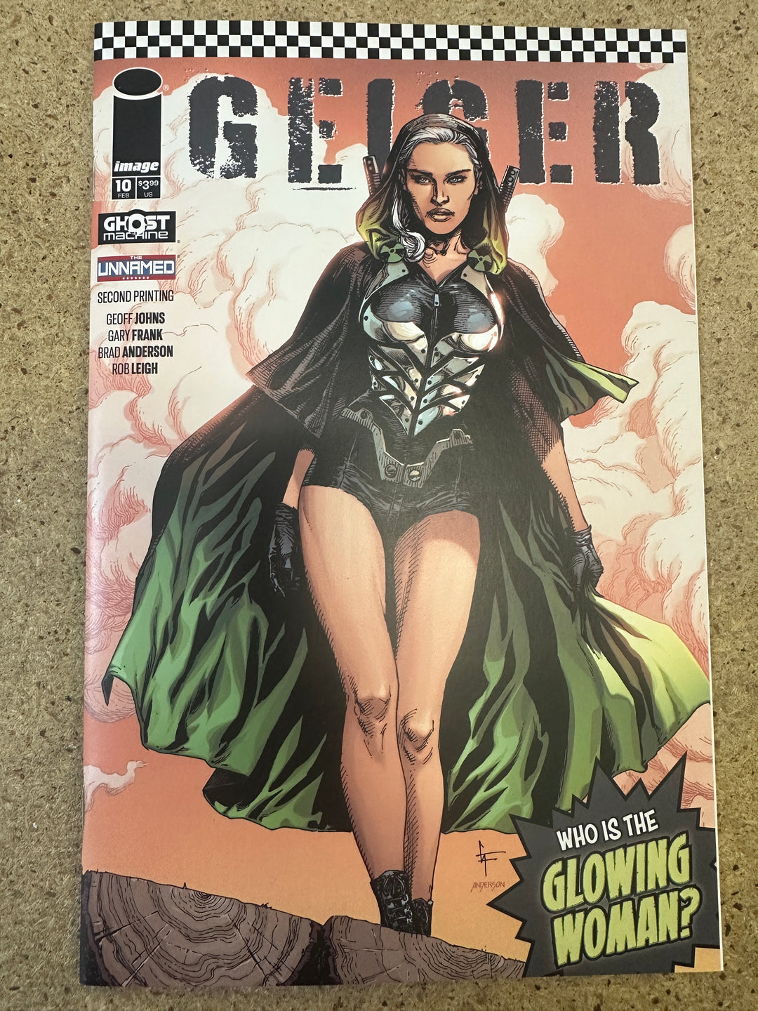 Geiger #10 2nd Print 1st Glowing Woman Variant Image Comics