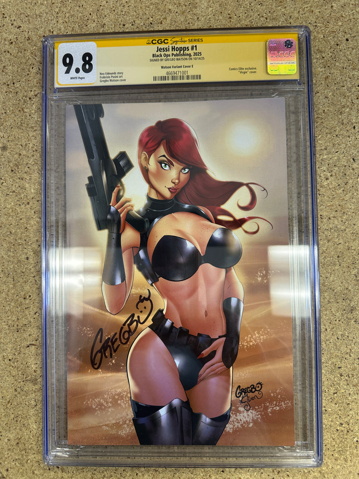 Jessi Hopps #1 CGC 9.8 Gregbo Watson Autograph