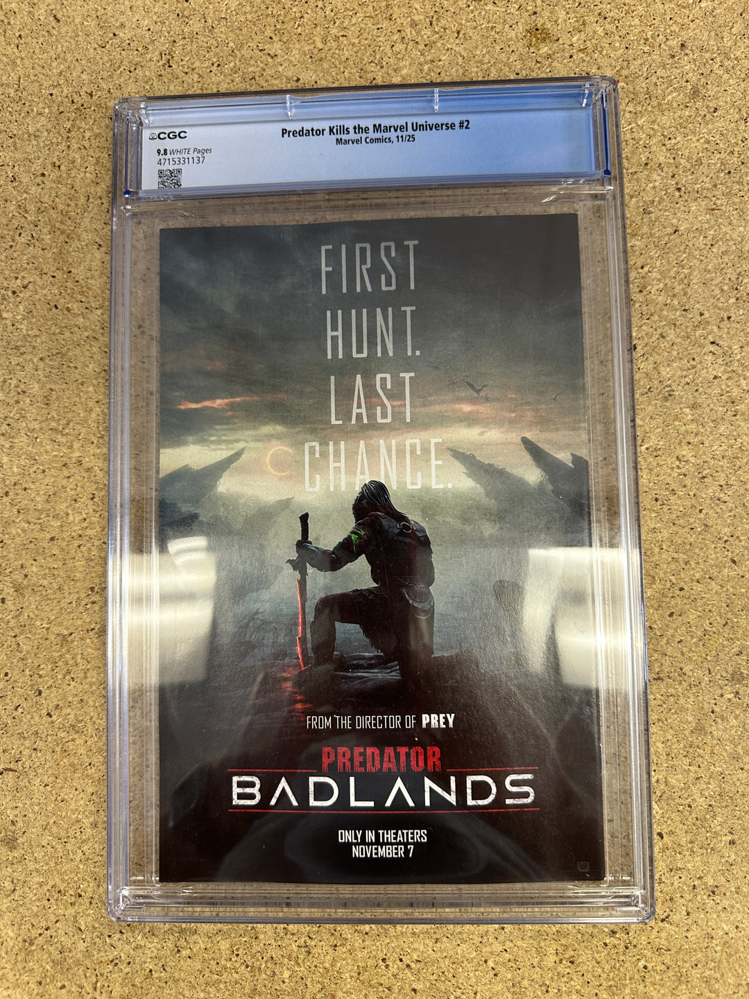 Predator Kills the Marvel Universe #2 CGC 9.8