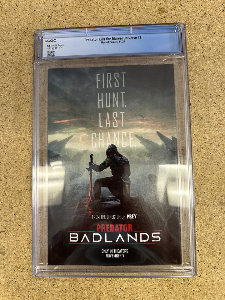 Predator Kills the Marvel Universe #2 CGC 9.8