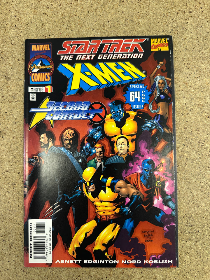Star Trek Next Generation X-men #1 Second Contact
