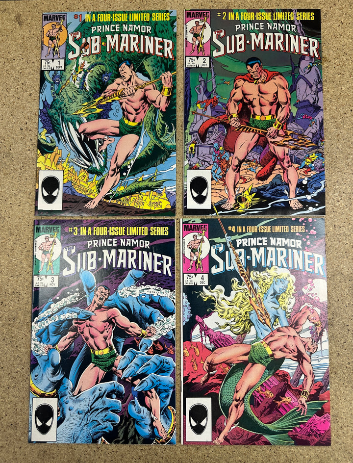 Prince Namor Sub Mariner #1-4