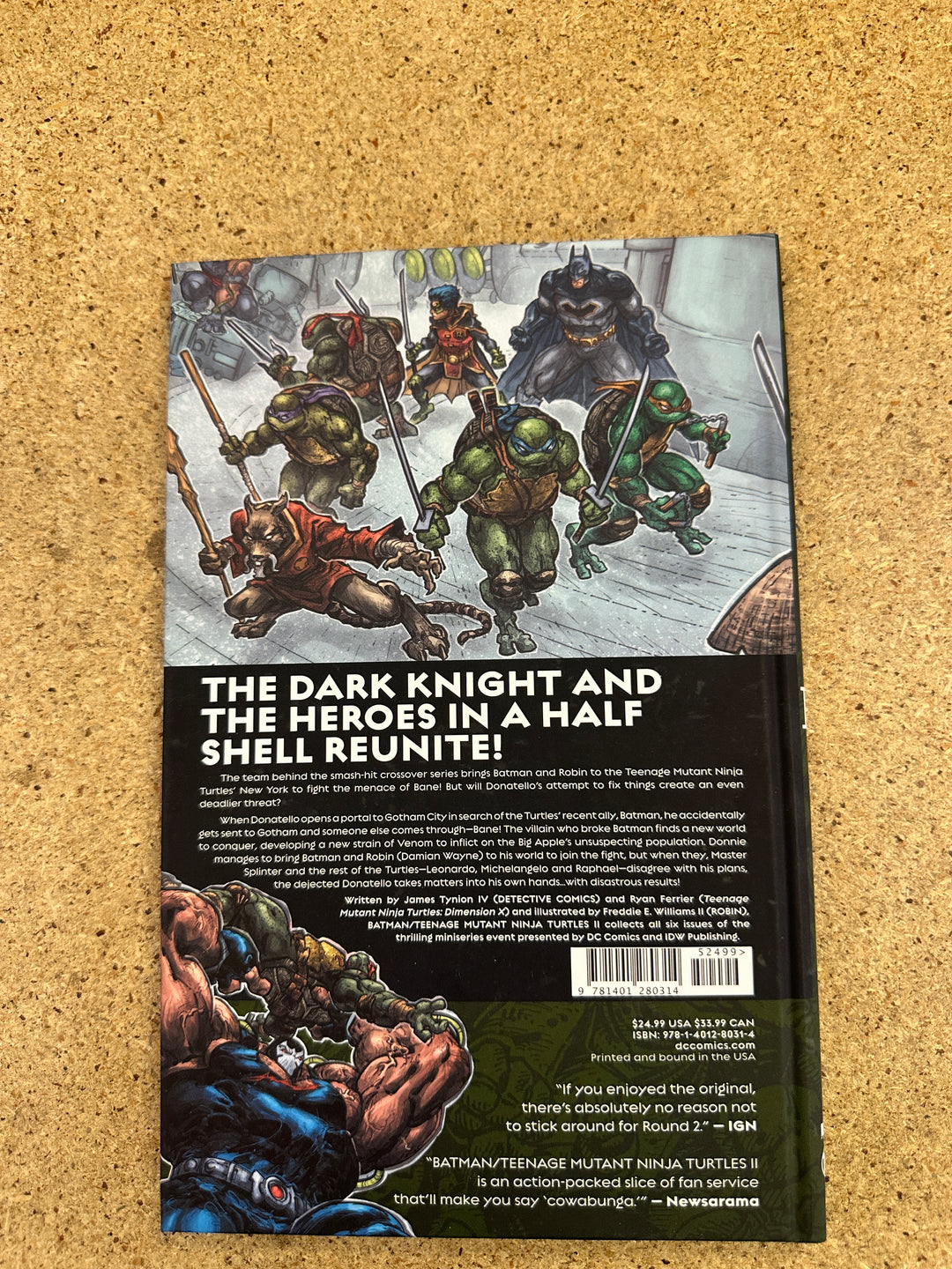 Batman Teenage Mutant Ninja Turtles #2 HC