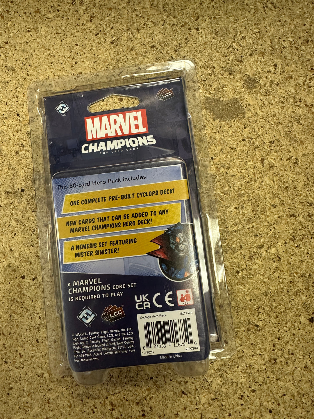 Marvel Champions Cyclops Hero Pack LCG Expansion FFG NEW Sealed