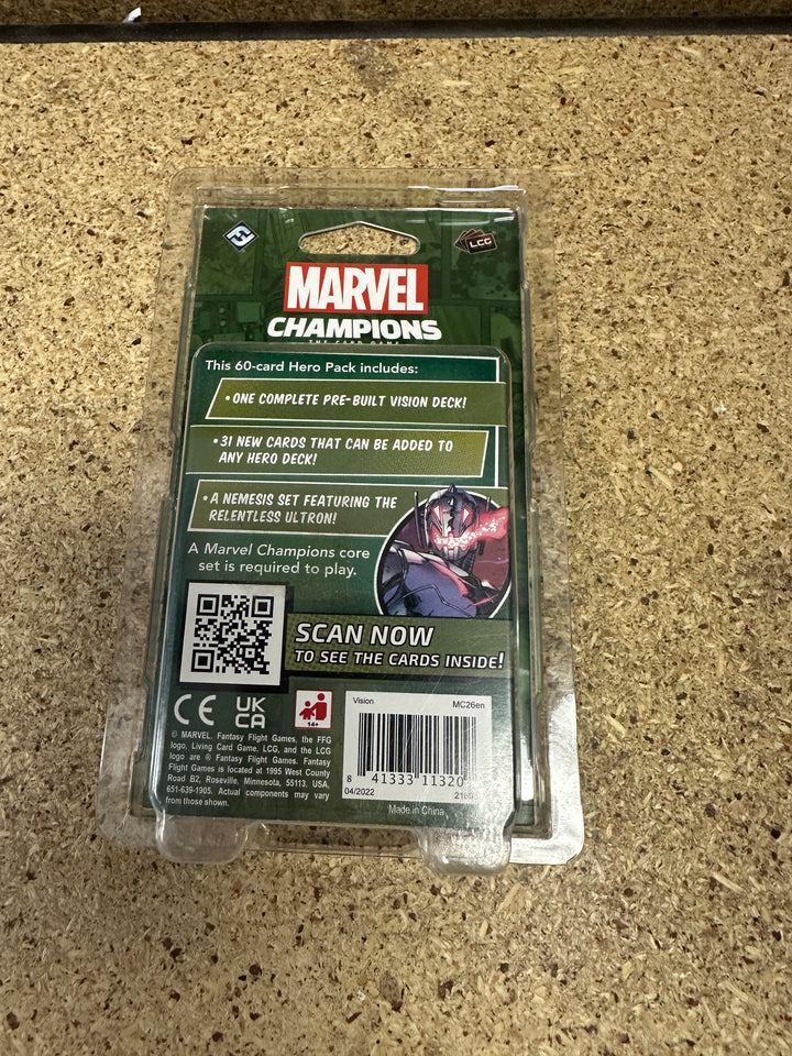 Marvel Champions Vision Hero Pack LCG Expansion FFG NEW Sealed