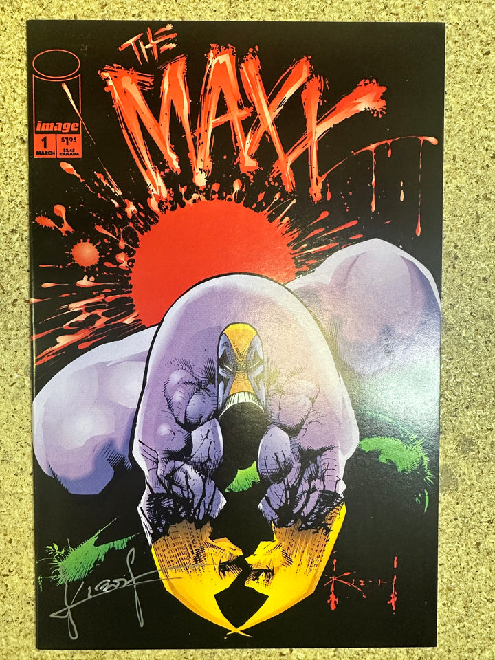 Maxx #1 Signed by Sam Keith excludes COA 1st Print