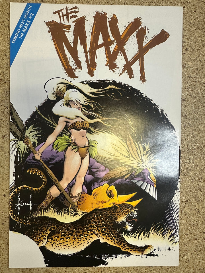 Maxx #1 Signed by Sam Keith excludes COA 1st Print