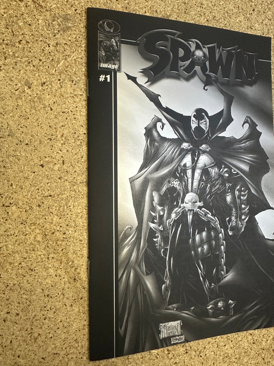 Spawn  #1 Black & White Mexican Variant Foil 2024 NM