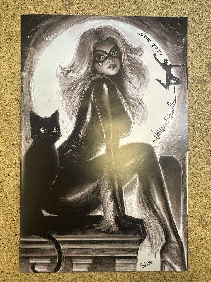 Amazing Spider-Man #1 C2E2 Black & White Signed by Nathan Szerdy w/ COA