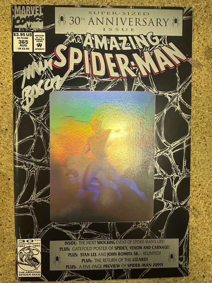 Amazing Spider-Man #365 Signed by Mark Bagley w/o COA