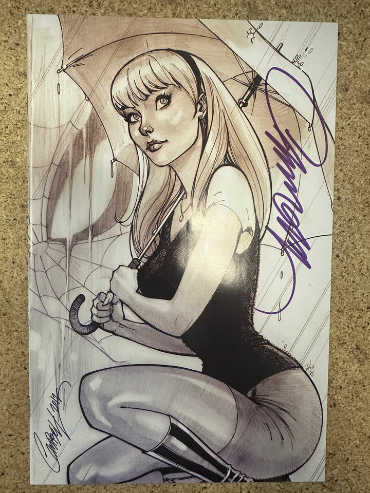 Amazing Spider-Man #14 Virgin Sketch siged by J Scott Campbell w/ COA