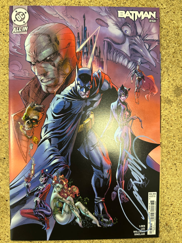 Batman #158 Cover D J Scott Campbell signed with COA