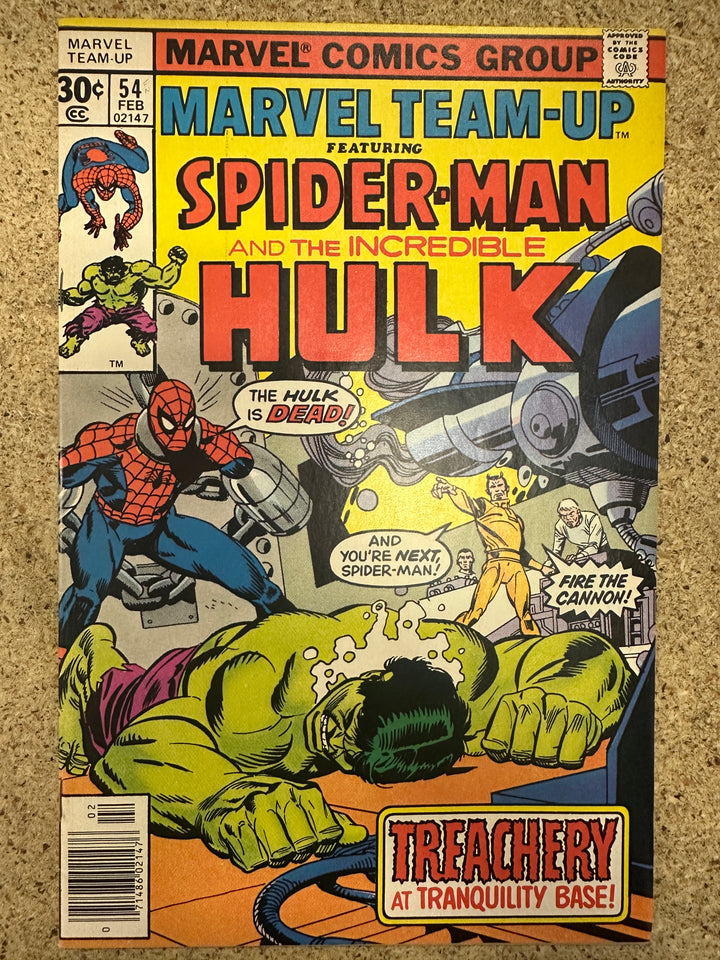 Marvel Team Up #54 Signed by John Byrne inside front cover