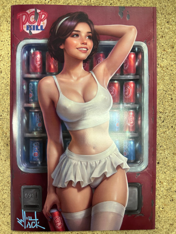 Pop Kill #2 Will Jack Exclusive White Skirt Pop Signed by Will Jack w/ COA