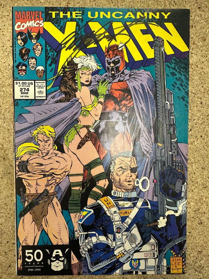 Uncanny X-Men #274 Signed by Chris Claremont no COA