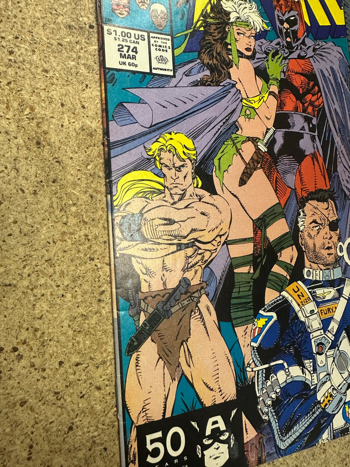 Uncanny X-Men #274 Signed by Chris Claremont no COA
