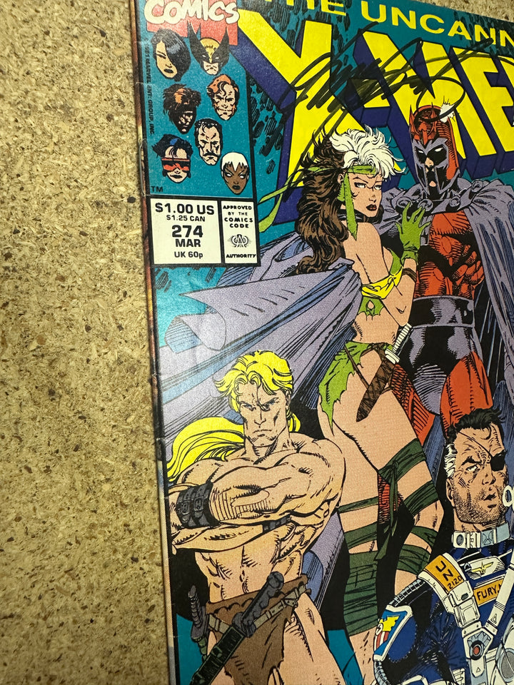 Uncanny X-Men #274 Signed by Chris Claremont no COA