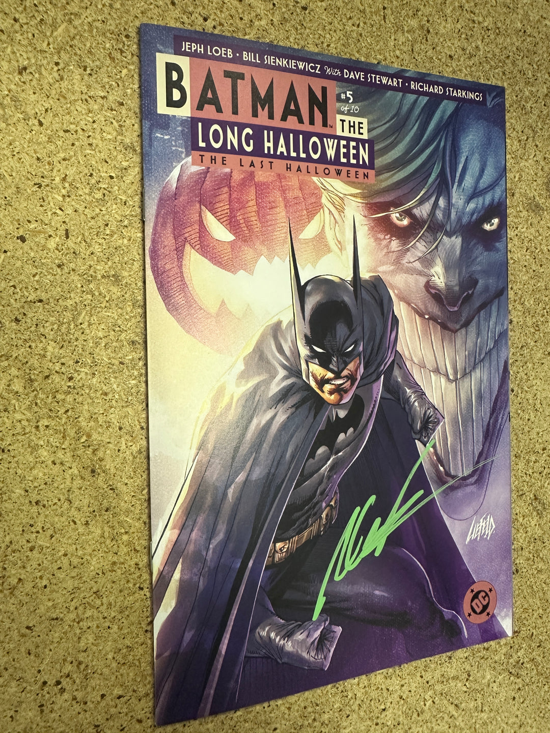 Batman The Long Halloween The Last Halloween #5 Cover C Signed by Rob Liefeld