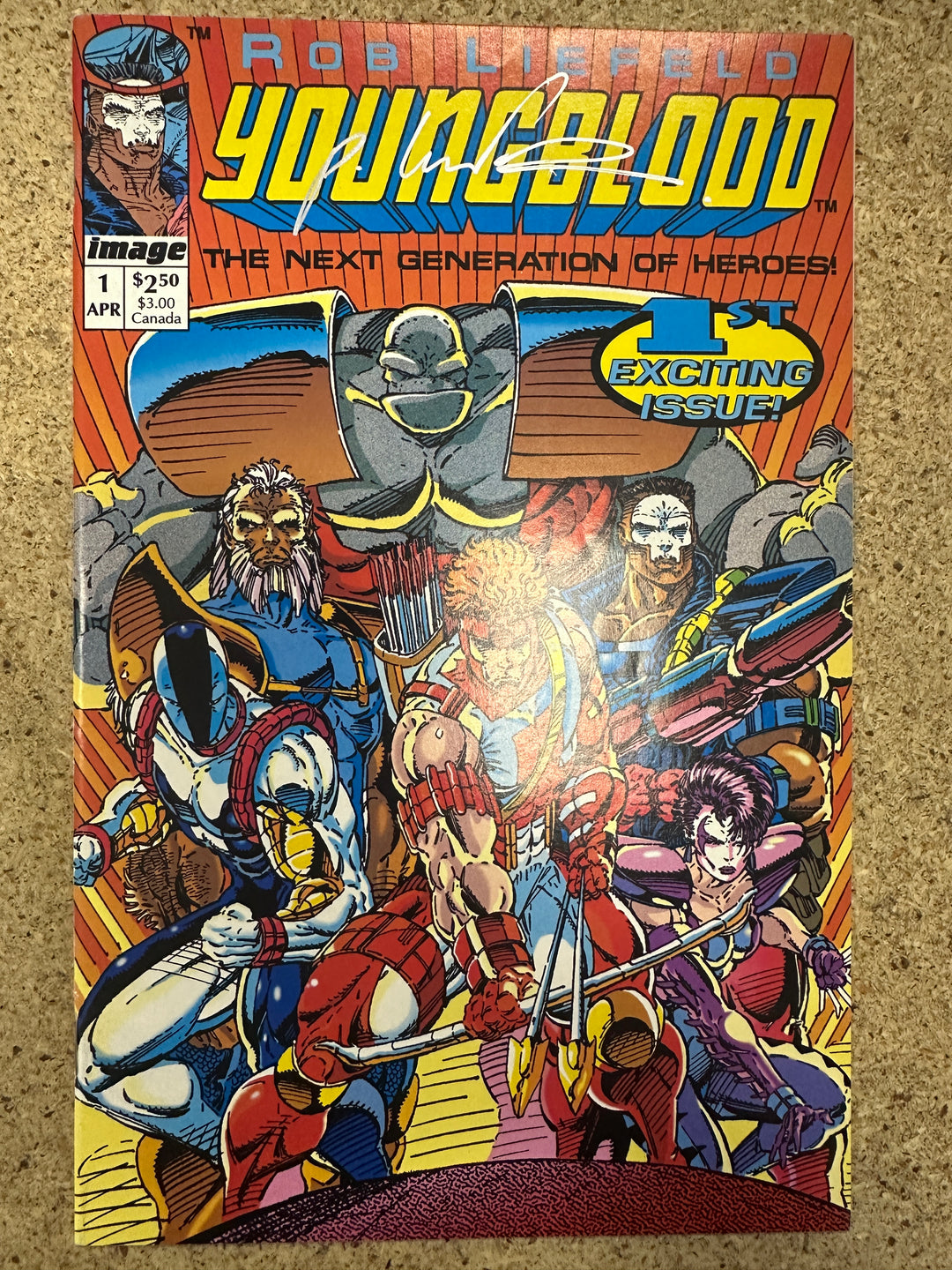 Youngblod #1&2 1992 both signed by Rob Liefeld