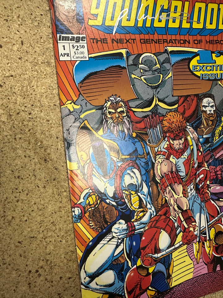 Youngblod #1&2 1992 both signed by Rob Liefeld