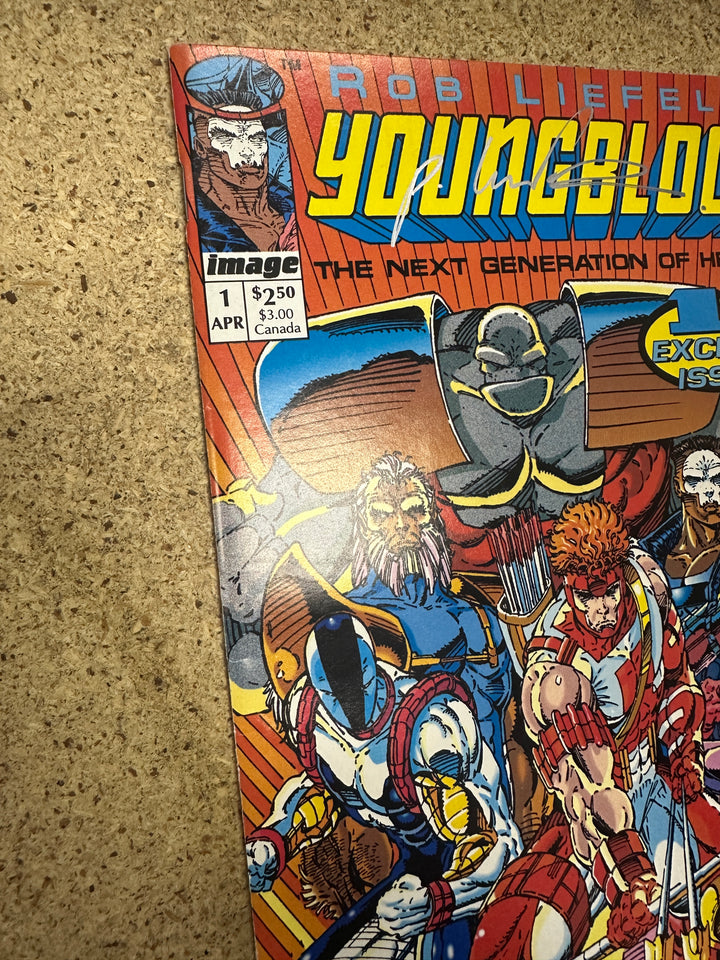 Youngblod #1&2 1992 both signed by Rob Liefeld