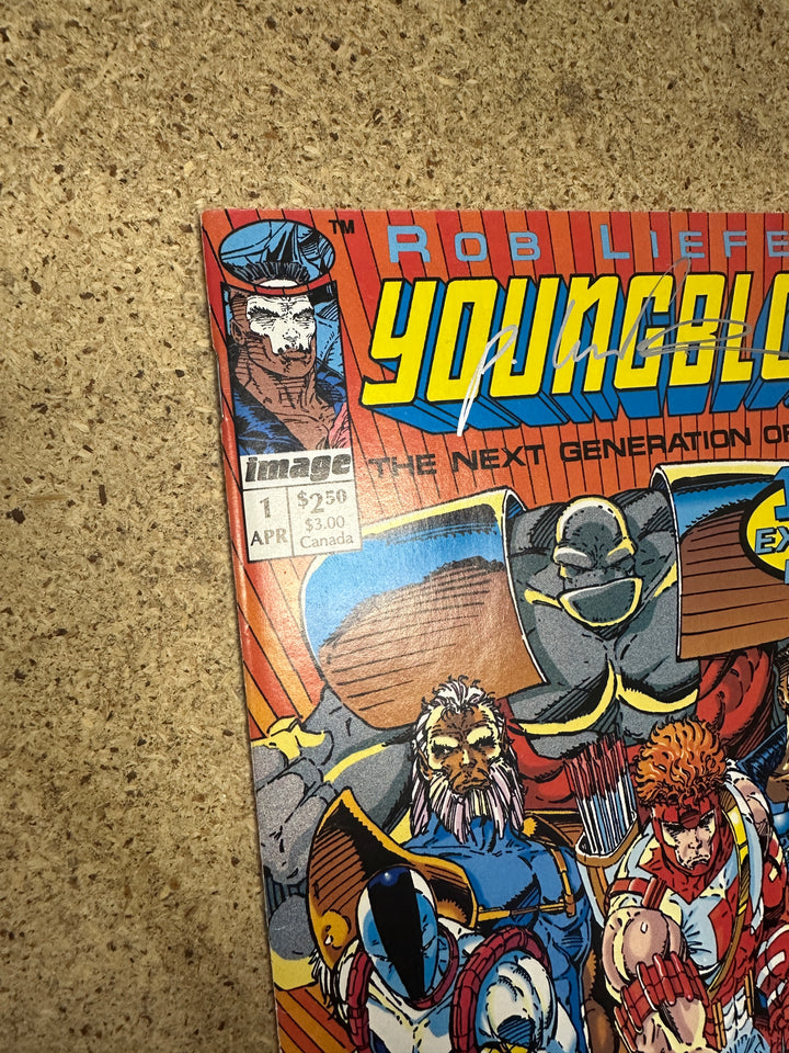 Youngblod #1&2 1992 both signed by Rob Liefeld