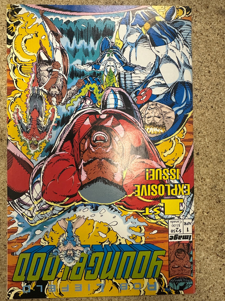Youngblod #1&2 1992 both signed by Rob Liefeld