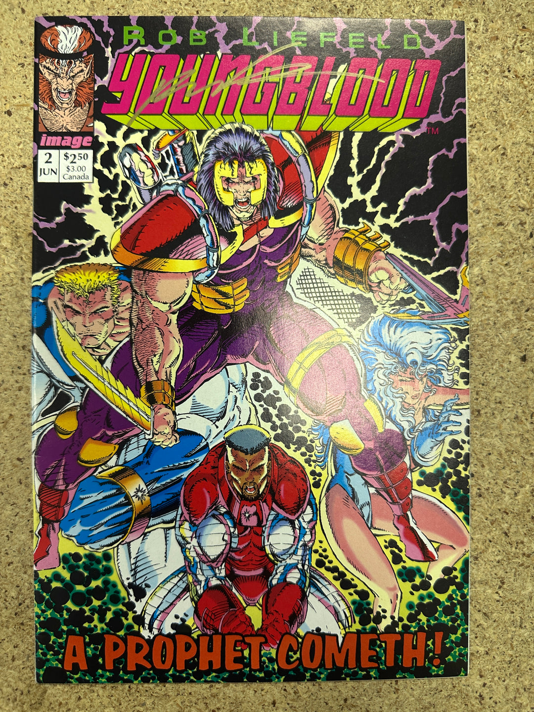 Youngblod #1&2 1992 both signed by Rob Liefeld