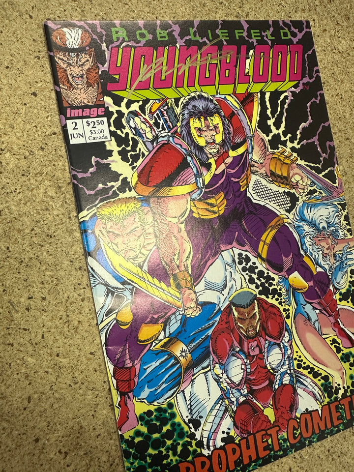Youngblod #1&2 1992 both signed by Rob Liefeld